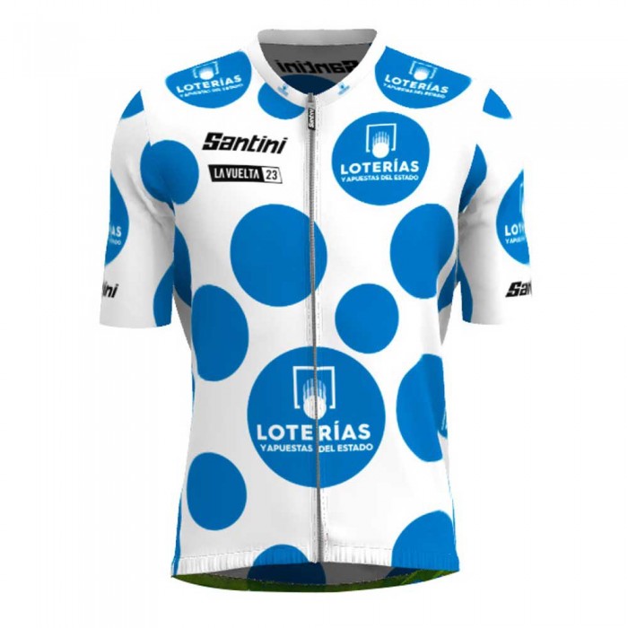 [해외]산티니 리더 La Vuelta 오피셜 GPM 2023 짧은 소매 저지 1140134361 Turquoise