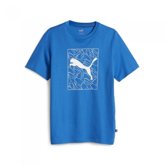 [해외]푸마 Graphics Cat 반팔 티셔츠 139910666 Racing Blue