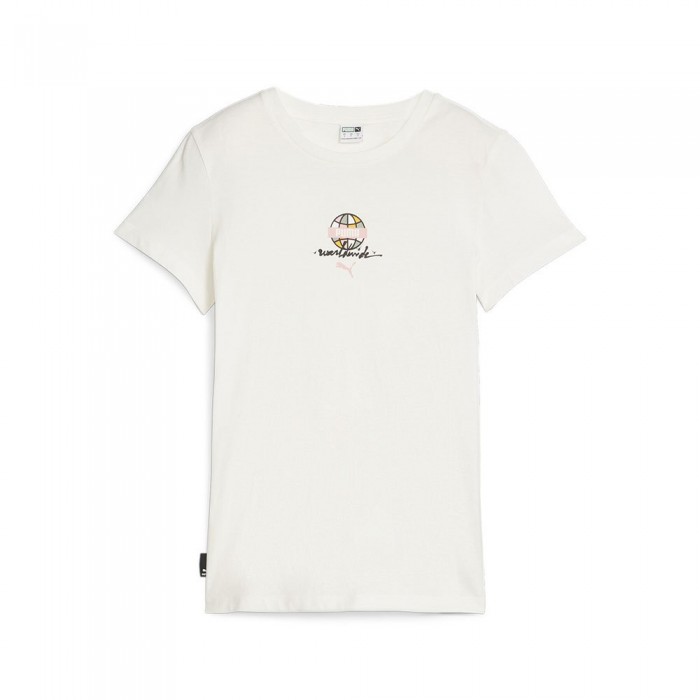 [해외]푸마 SELECT SWxP Worldwide Graphic 반팔 티셔츠 139965549 Warm White