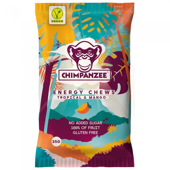 [해외]CHIMPANZEE 에너지 구미 백 35g Tropical&Mango 7139933368 Multicolor