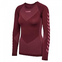 [해외]험멜 First Seamless 긴팔 베이스 레이어 7139661420 Burgundy