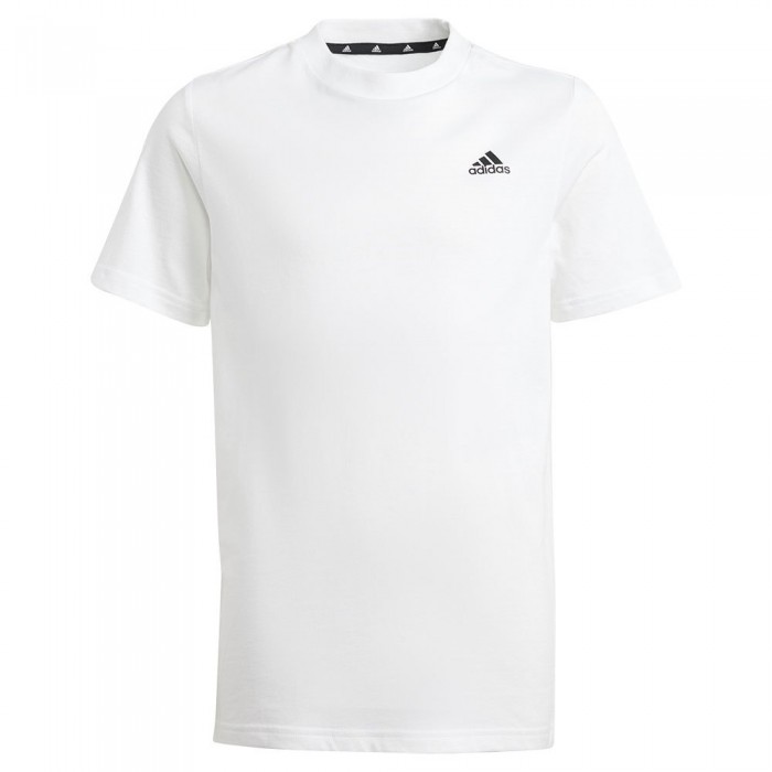 [해외]아디다스 반팔 티셔츠 Essentials Small 로고 Cotton 15139926899 White / Black