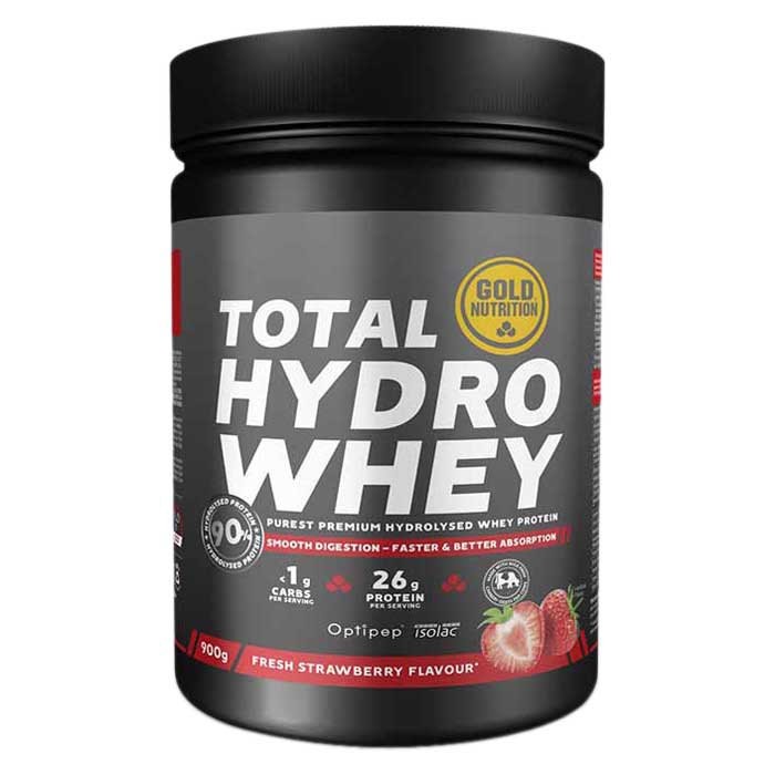 [해외]GOLD NUTRITION 딸기 단백질 파우더 Total Hydro Whey 900g 4139969830 Black