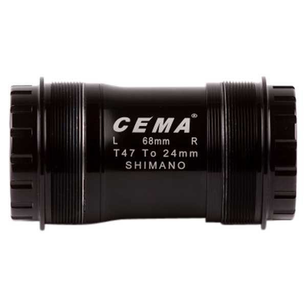 [해외]CEMA Shimano용 T47 스테인리스 스틸 바텀 브래킷 컵 1139804417 Black