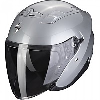 [해외]SCORPION EXO-230 Solid 오픈 페이스 헬멧 9139987910 Silver