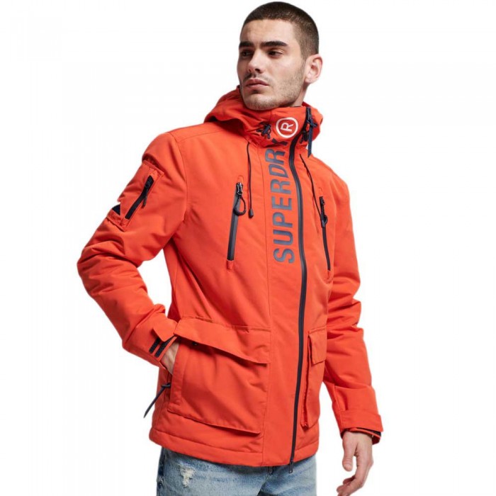 [해외]슈퍼드라이 Ultimate Windcheater 자켓 140178967 Bold Orange/Rich Navy