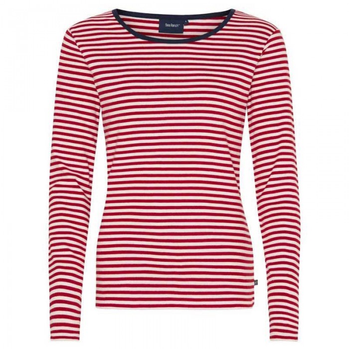 [해외]SEA RANCH Josefine 긴팔 티셔츠 140129300 Sr Red / Pearl