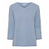 [해외]SEA RANCH Kaya 3/4 소매 V넥 티셔츠 140129332 Mid Blue