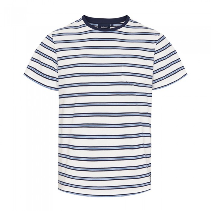 [해외]SEA RANCH 짧은 소매 둥근 목 티셔츠 140129620 Pearl / Sr Navy / Coastal Blue
