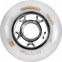 [해외]IQON 스케이트 바퀴 올y White 80 88A 4 단위 14140139816 Silver / Gold / Natural