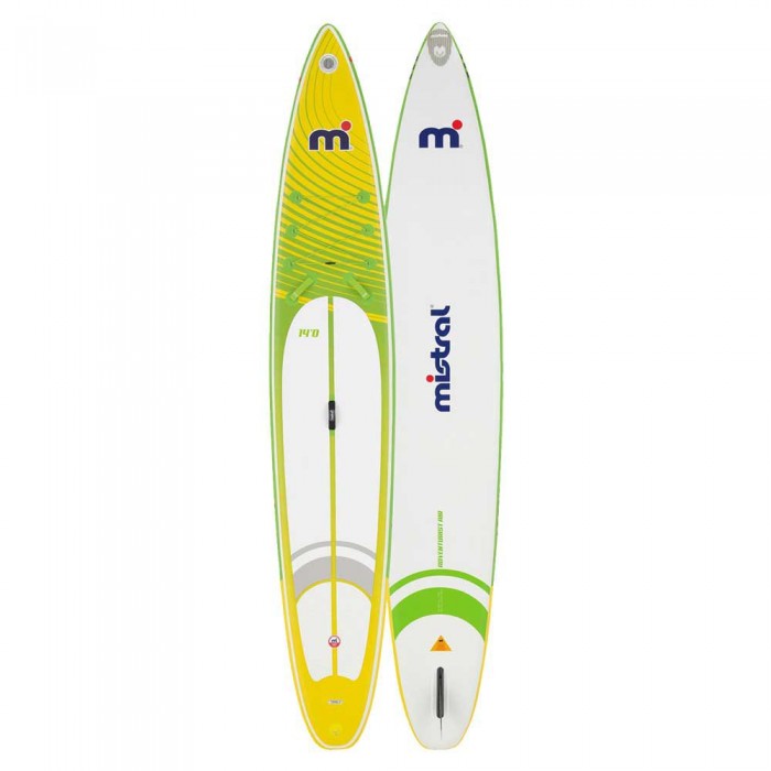 [해외]MISTRAL Inflatables 패들 서핑 보드 Adventurist 에어 14 x 30 14139847036 Yellow / Green / White