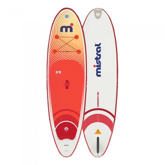 [해외]MISTRAL Inflatables 패들 서핑 보드 Sunburst 에어 9´0 14139847087 Red / Yellow / White