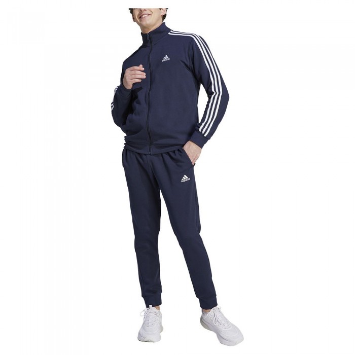 [해외]아디다스 Basic 3 Stripes 플리스 운동복 12139926397 Legink