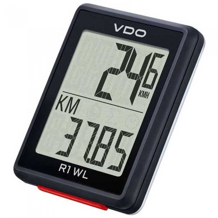 [해외]VDO R1 Wireless 자전거 컴퓨터 1140095184 Black