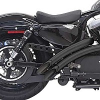 [해외]BASSANI XHAUST Radial Sweeper Harley Davidson Ref:1X2FB 전체 라인 시스템 9140049200 Black
