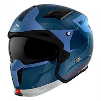 [해외]MT 헬멧s Streetfighter SV S Totem 컨버터블 헬멧 9139979860 Matt Pearl Blue