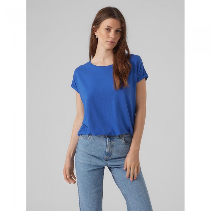 [해외]베로모다 Ava Plain 반팔 티셔츠 139784548 Beaucoup Blue