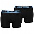 [해외]푸마 Basic 복서 브리프 2 단위 139987436 Black / Regal Blue