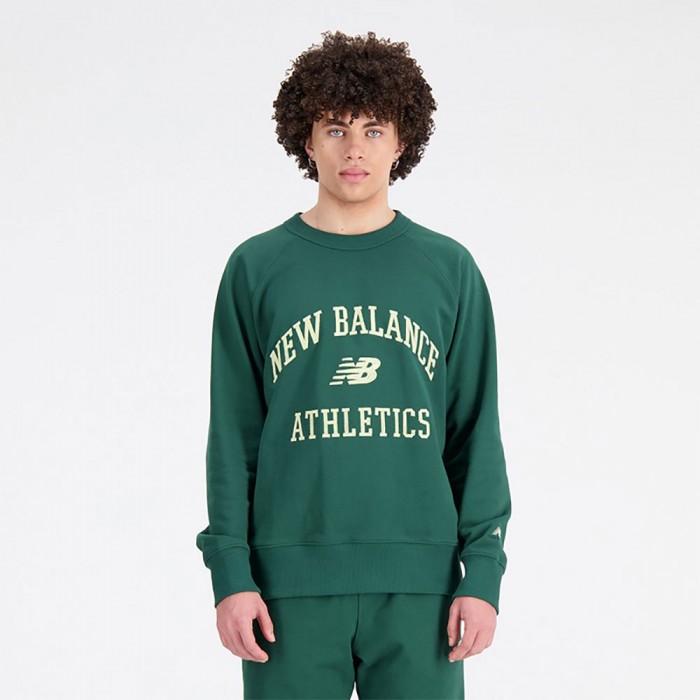[해외]뉴발란스 스웨트 셔츠 Athletics Varsity 140132160 Nightwatch Green