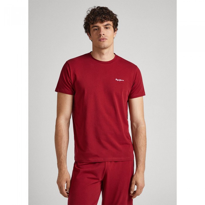 [해외]페페진스 반팔 티셔츠 잠옷 Solid Tshirt 140197561 Bordeaux