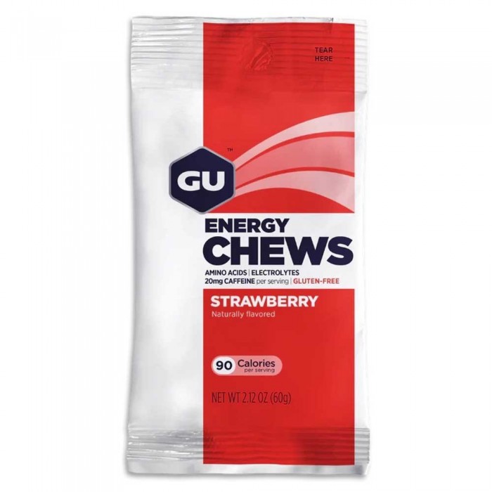 [해외]GU 에너지츄 Energy Chews Strawberry 12 6139955345 Multicolor