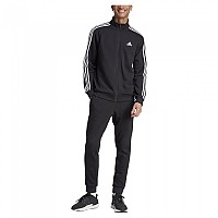 [해외]아디다스 Basic 3 Stripes 플리스 운동복 6139926396 Black