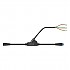 [해외]GOOEYLIGHT 커넥터 Cable 5 출력 4139825700 Black