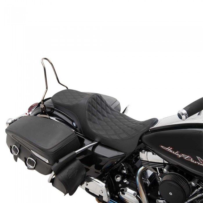 [해외]DRAG SPECIALTIES P III 2-Up Ddia Harley Davidson Dresser/Tourimg 좌석 9140194569 Black