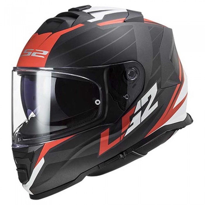 [해외]LS2 FF800 Storm II Nerve 풀페이스 헬멧 9140233748 Matt Black / Red