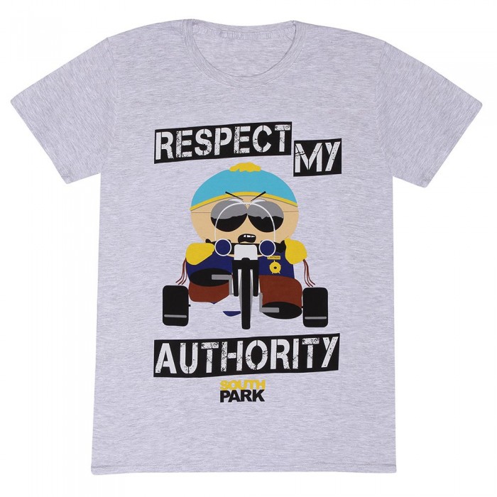 [해외]HEROES Official South Park Respect My Authority 반팔 티셔츠 140147279 Heather Grey