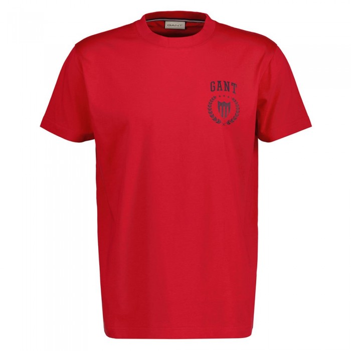 [해외]간트 Crest 반팔 티셔츠 140077305 Rich Red
