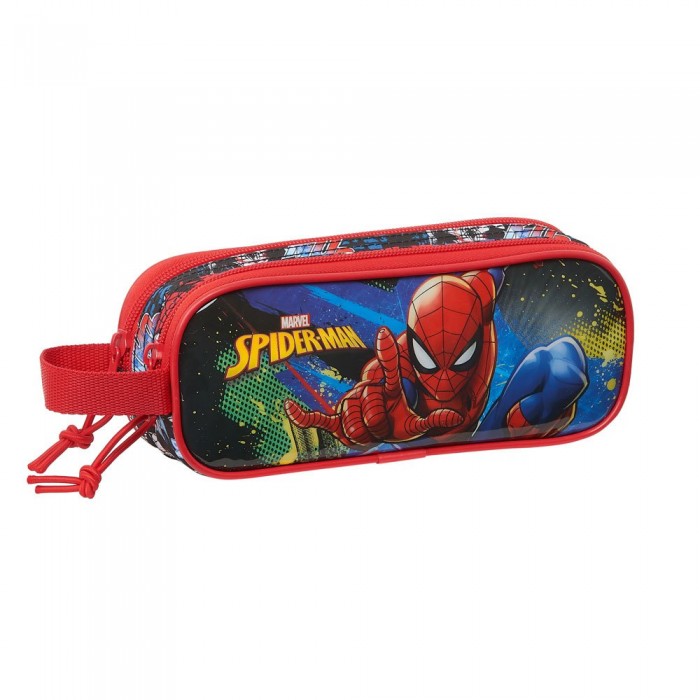 [해외]SAFTA 더블 필통 Spiderman Go Hero 14137963252 Red
