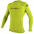 [해외]오닐 웻슈트 Basic 스킨스 Rashguard 티셔츠 10137953177 Lime