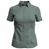 [해외]오들로 Kumano Check 반팔 셔츠 4137325534 Creme De Menthe / Concrete Gray / Check