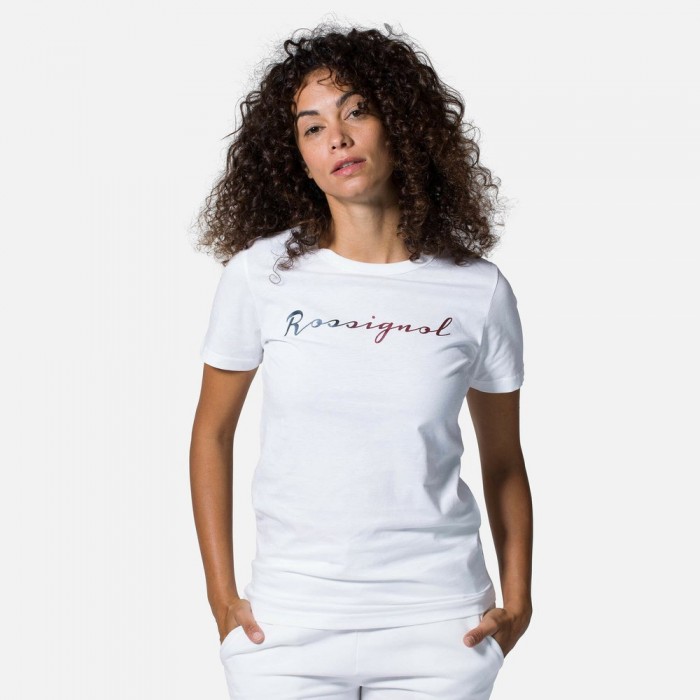 [해외]로시놀 로고 Rossi 반팔 티셔츠 4139467778 White