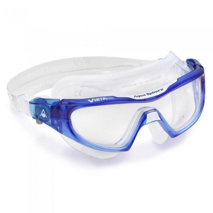 [해외]아쿠아스피어 수영 가면 Vista 프로 6137074912 Blue / White