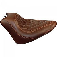 [해외]MUSTANG 와이드 Tripper™ Solo Diamond Stitched Harley Davidson 소프트ail 오토바이 시트 9140195874 Brown