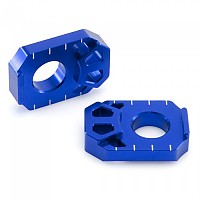 [해외]ZETA 알루미늄 체인 조절기 가와사키 KX 100 01-21/KX 85 01-21 ZE93-5132 9139227451 Blue