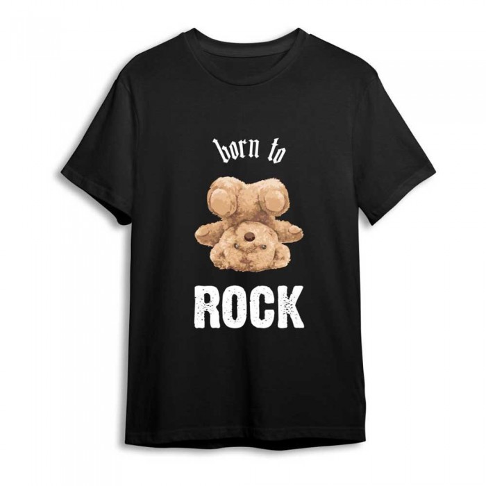 [해외]ROCK OR DIE 반팔 티셔츠 Born To Rock 9139771406 Black