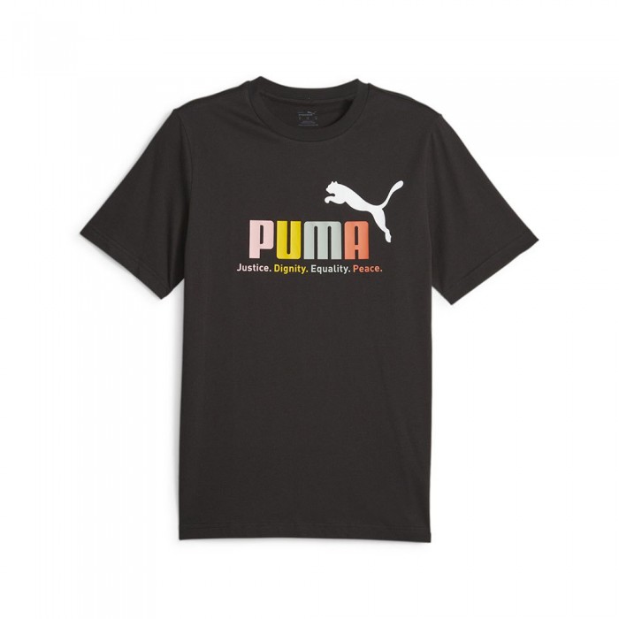 [해외]푸마 Ess+ Multicolor 반팔 티셔츠 139910490 Black