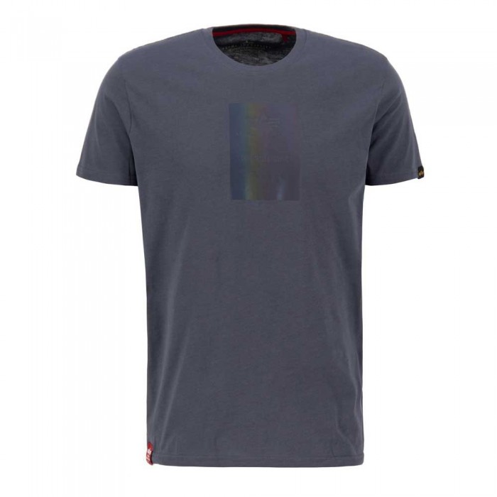 [해외]알파 인더스트리 레인bow Reflective Label 반팔 티셔츠 139304306 Greyblack
