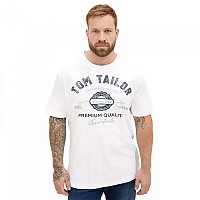 [해외]TOM TAILOR 1039944 Plus 로고 반팔 티셔츠 140053460 White