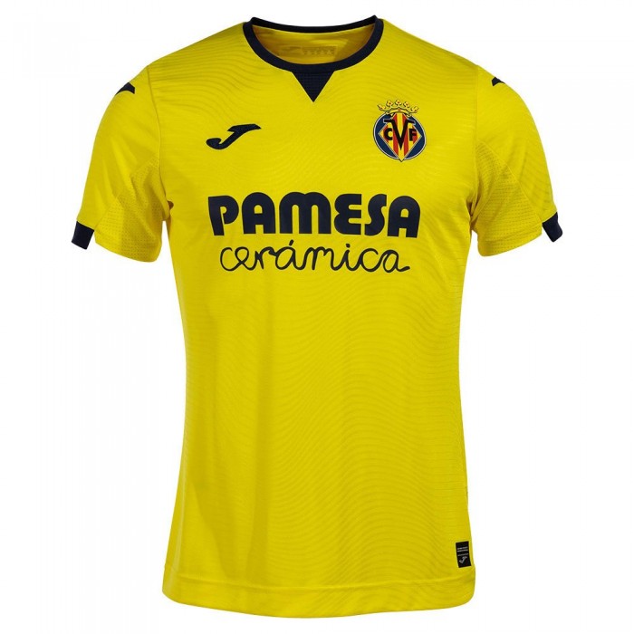 [해외]조마 반팔 티셔츠 홈 Villarreal CF 23/24 3140169529 Yellow / Navy