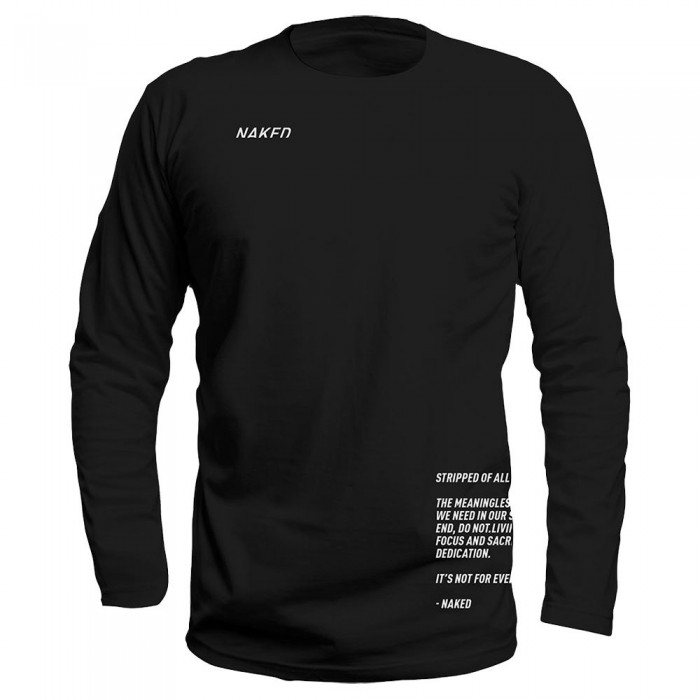 [해외]NAKED HOCKEY Drop-Shoulder 긴팔 티셔츠 12140135527 Black