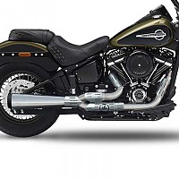 [해외]KESSTECH ESE 2-1 Harley Davidson FLHCS 1868 ABS 소프트ail Heritage Classic 114 Ref:229-5903-721 슬립온 머플러 9140124206 Silver