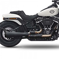 [해외]KESSTECH ESE 2-1 Harley Davidson FXFBS 1868 ABS 소프트ail Fat Bob 114 Ref:225-5903-751 슬립온 머플러 9140124212 Black