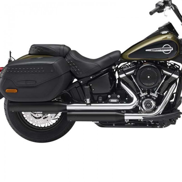 [해외]KESSTECH 슬립온 머플러 ESE 2-2 Harley Davidson FLHC 1750 ABS 소프트ail Heritage Classic 107 Ref:182-2112-765 9140124226 Black