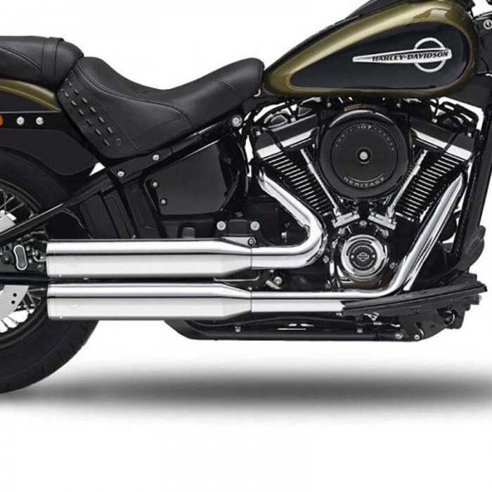 [해외]KESSTECH ESE 2-2 Harley Davidson FLHC 1750 ABS 소프트ail Heritage Classic 107 Ref:210-5109-745 슬립온 머플러 9140124227 Chrome