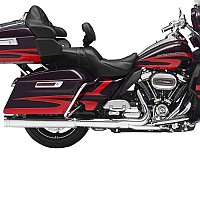 [해외]KESSTECH ESE 2-2 Harley Davidson FLHRXS 1868 ABS 로드 King Special 114 Ref:211-1442-749 슬립온 머플러 9140124238 Chrome