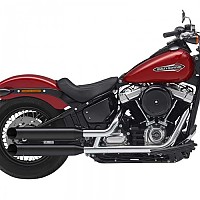 [해외]KESSTECH 슬립온 머플러 ESE 2-2 Harley Davidson FLSL 1750 ABS 소프트ail Slim 107 Ref:210-2172-769 9140124256 Black